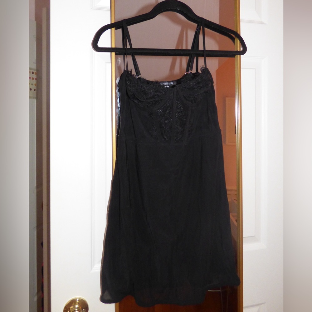 urban corset black dress